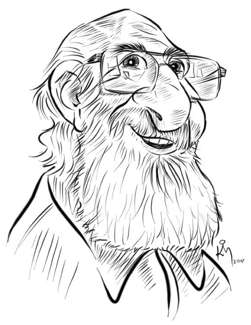 Caricatura Paulo Freire